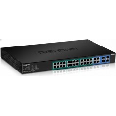 TRENDnet TPE-5028WS 28-Port Gigabit Web Smart PoE+ Switch (370W)