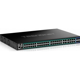TRENDnet TPE-3524S 52-Port Gigabit Web Smart PoE+ Switch with 10G SFP+ Slots
