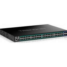 TRENDnet TPE-3524SF 52-Port Gigabit Web Smart 740W PoE+ Switch with 10G SFP+ Slots