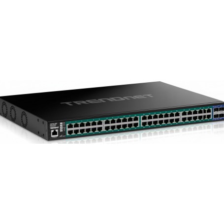 TRENDnet TPE-3524SF 52-Port Gigabit Web Smart 740W PoE+ Switch with 10G SFP+ Slots