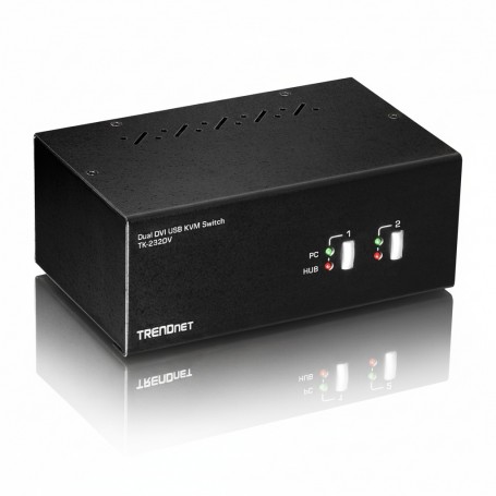 TRENDnet TK-232DV 2-Port Dual Monitor DVI KVM Switch