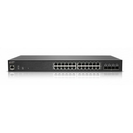 SonicWall 02-SSC-8376 rack mountable Ethernet switch 28 port