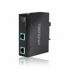 TRENDnet TI-E100 Industrial Gigabit PoE+ Extender, Single-Port 15.4W