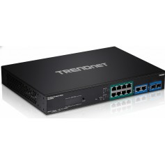 TRENDnet TPE-3012LS 12-Port Gigabit PoE+ Smart Surveillance Switch