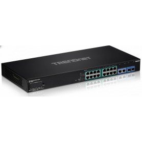 TRENDnet TPE-3018LS 18-Port Gigabit PoE+ Smart Surveillance Switch 16 x Gigabit PoE+ Ports