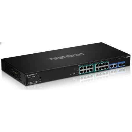 TRENDnet TPE-3018LS 18-Port Gigabit PoE+ Smart Surveillance Switch 16 x Gigabit PoE+ Ports