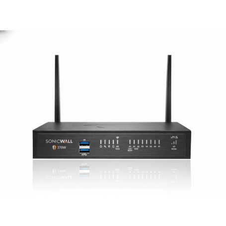 SonicWall 02-SSC-6859 TZ270W Network Security Firewall Appliance 8 Gigabit Ethernet Ports Wi-Fi