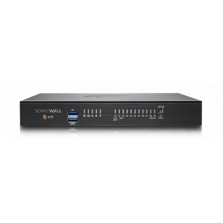 SonicWall 02-SSC-5684 TZ670 Advanced Edition Network security appliance