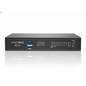 SonicWall 02-SSC-7263 TZ470 Network Security Firewall Appliance, 8-Port 2.5GbE
