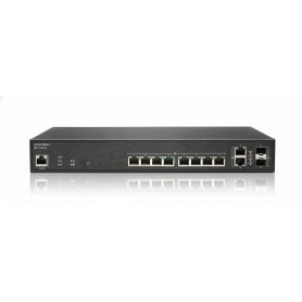 SonicWall 02-SSC-8370 SWS12-10FPOE 10ports 2SFP Ethernet Switch