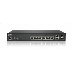 SonicWall 02-SSC-8370 SWS12-10FPOE 10ports 2SFP Ethernet Switch