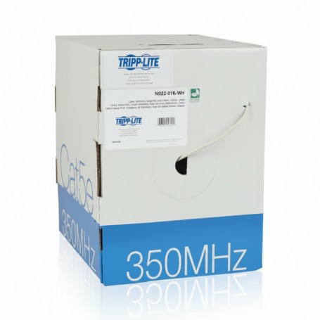 Eaton N022-01K-WH Tripp Lite 1000ft 350MHz Cat5e Bulk Cable