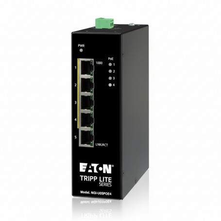 Eaton NGI-U05POE4 Tripp Lite Unmanaged Industrial Gigabit Ethernet Switch