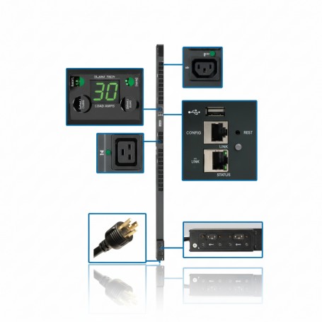 Eaton PDUNVR30HVLX Tripp Lite Series 5 5kW Monitored PDU