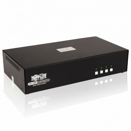 Eaton B002A-UH2AC4 Tripp Lite Series 4 Port Dual Monitor Secure KVM Switch