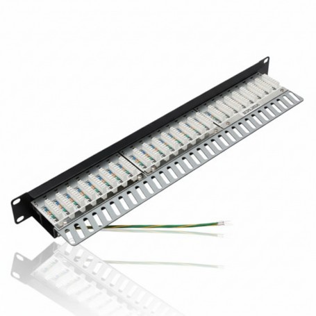 Eaton Tripp Lite N252-024-SH-K 24-Port Cat6 Shielded Patch Panel