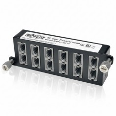 Eaton Tripp Lite N484-12RJ Cat6a 12-Port 10GbE Pass-Through Cassette