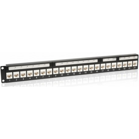 Eaton Tripp Lite N250-024-LP 24-Port Cat6 Feed-Through Patch Panel