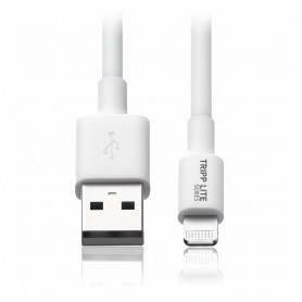 Eaton Tripp Lite M100-003-WH USB-A to Lightning 3ft Cable