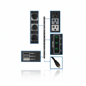 Eaton PDU3MV6L2120B Tripp Lite Series 5 7kW 3 Phase Metered PDU
