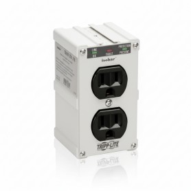Eaton IBLOK2-0 tripp Lite Isobar 1410J 2 Outlet Plug in Surge Protector