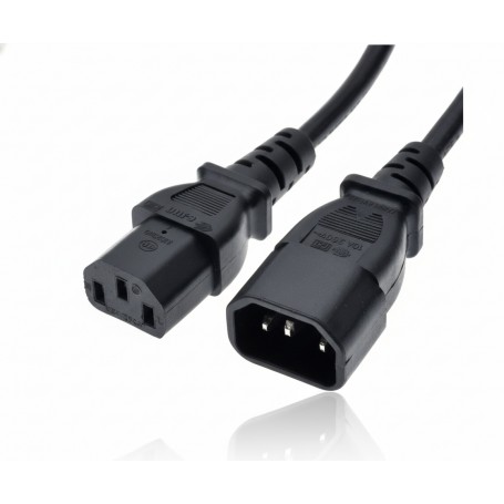 HPE R1C65A 2M 250V 10A C13-C14 Black Jumper Cord