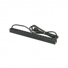 APC AP9551 Rack PDU, Basic, Zero U, 20A, 120V, (14)5-15