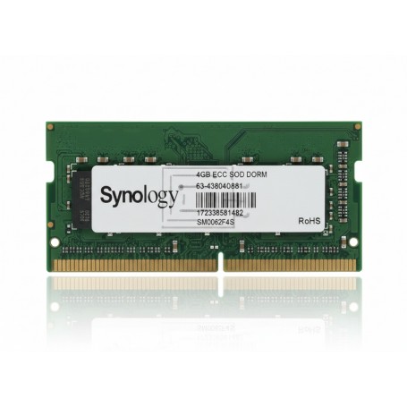 Synology D4ES02-4G memory module 4 GB 1 x 4 GB DDR4 ECC