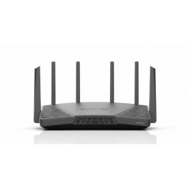 Synology RT6600ax Router WiFi6 1xWAN 3xGbE 1x2.5Gb wireless router Tri-band (2.4 GHz / 5 GHz / 5 GHz) Black
