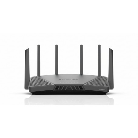 Synology RT6600ax Router WiFi6 1xWAN 3xGbE 1x2.5Gb wireless router Tri-band (2.4 GHz / 5 GHz / 5 GHz) Black