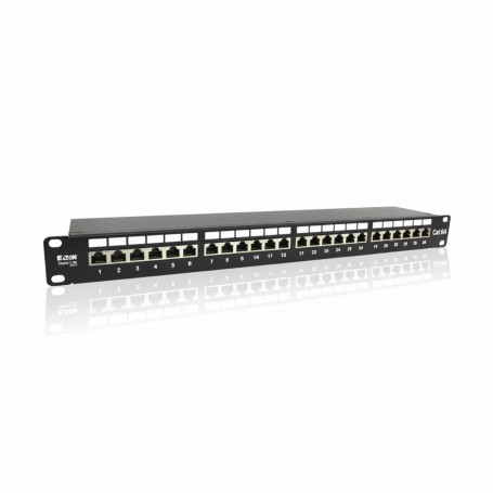 Eaton N252-024-6A Tripp Lite 110 Patch Panel 24 Port 1U Rack Mount Cat6a Cable