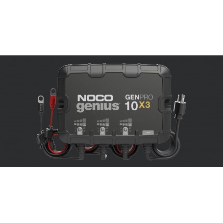 NOCO Genius GENPRO10X3, 3-Bank, 30A (10A/Bank) Smart Marine Battery Charger