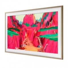 Samsung VG-SCFF85TKBZA 85 Custom TV Bezel Modern Teak