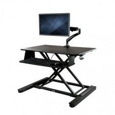 StarTech BNDSTSLGSLIM Slim Monitor Stand with Shelves