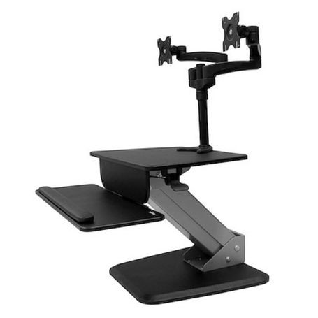 StarTech BNDSTSDUAL Dual Monitor Sit Stand Workstation