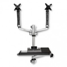 StarTech WALLSTSI2 Wall Mounted Dual Monitor Workstation