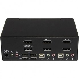 StarTech SV231DPDDUA2 2 Port Dual Monitor 4K DisplayPort KVM
