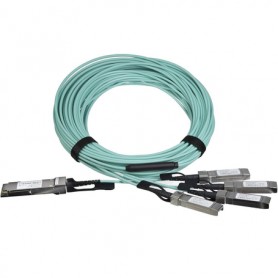 StarTech QSFP4X10AO15 15m QSFP to 4 SFP Active Optical Breakout Cable