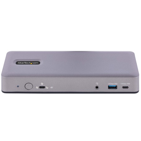 StarTech DK31C3MNCR USB C Docking Station with 3 Port Network & 100W PD