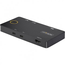 StarTech C2-H46-UC2-PD-KVM 2-Port USB-C KVM Switch