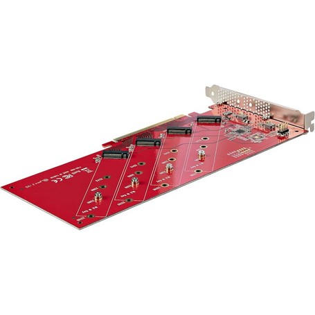 StarTech QUAD-M2-PCIE-CARD-B 4 Port M 2 NVMe SSD Adapter Card