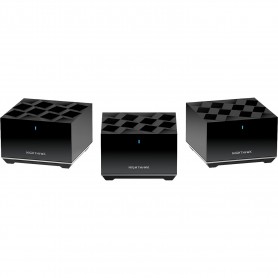 NETGEAR Nighthawk Tri-band Whole Home Mesh WiFi 6 System (MK83) AX3600 Router with 2 Satellite Extenders, Coverage up to 6,750 s
