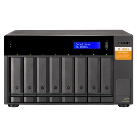 QNAP TL-D800S-US 8-Bay SATA 6Gbps JBOD Desktop Expansion Enclosure
