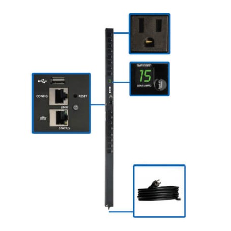 Eaton PDUMV15NETLX single-phase switched rack PDU