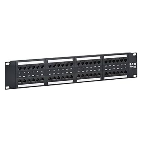 Eaton N252-P48 Cat6 4PPoE 48-Port Patch Panel