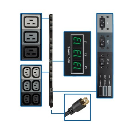 Eaton PDU3MV6L2130A Tripp Lite Series PDU 3 Phase Metered