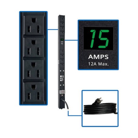 Eaton PDUMV15-24 Vertical single phase metered rack PDU