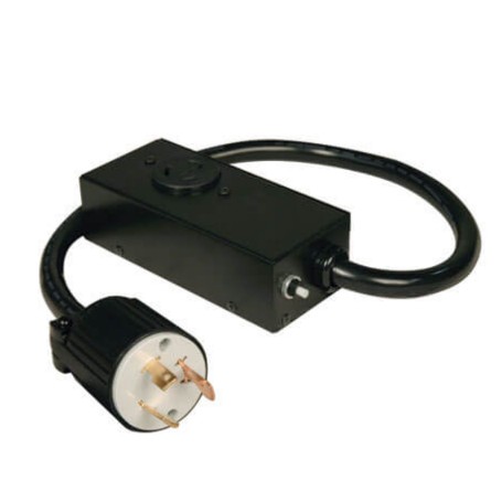 Eaton P043-002 L5-30P to L5-20R Power Extension Cord