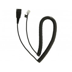 Jabra 6847045 QD to RJ Coiled Cord