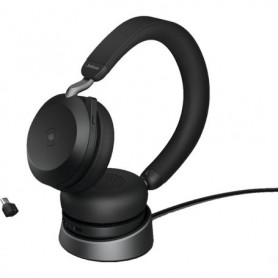 Jabra 27599-999-889 Evolve2 75 MS Stereo USB C Headset Charging Stand